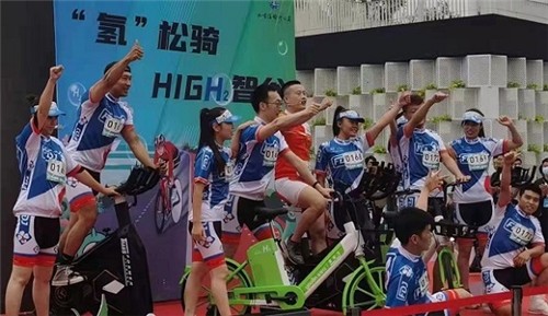 永安行氫能自行車亮相北京未來科學城未來智谷