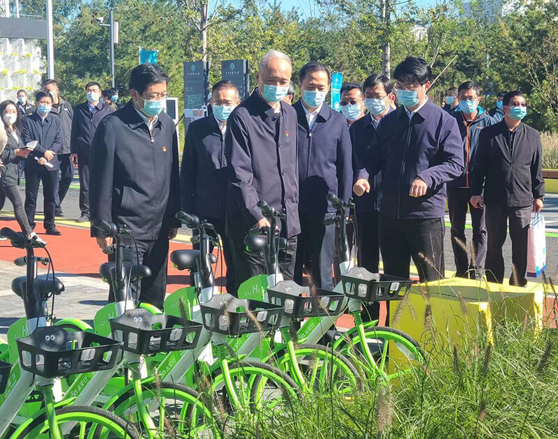 北京市領導調(diào)研永安行入駐的“碳中和”主題公園