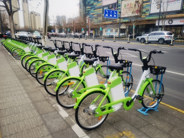 “五一”期間，常州有樁助力車騎行量同期增長93%