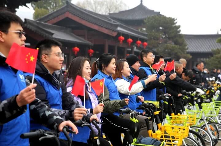環(huán)五山歡樂騎行熱力開啟，數(shù)百人雨中欣賞沿途景致